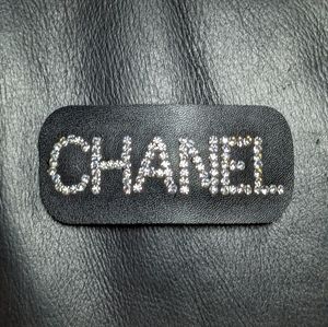 Handmade Barrette "inspired" leather and snap barrette